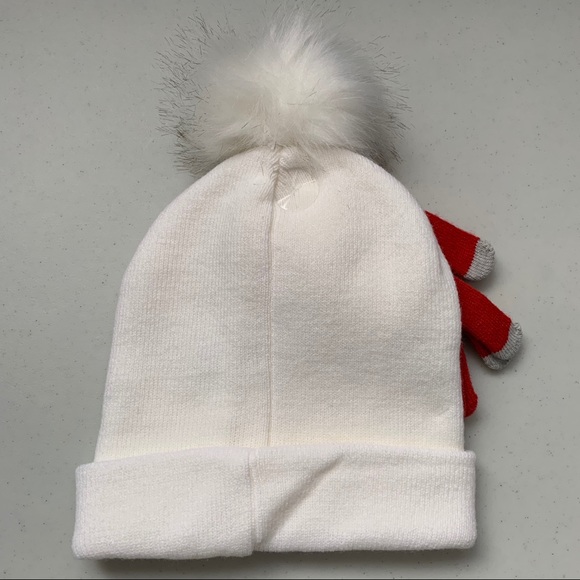 NEW Girls Penguin Knit Toque Hat & Glove Set - Picture 2 of 4